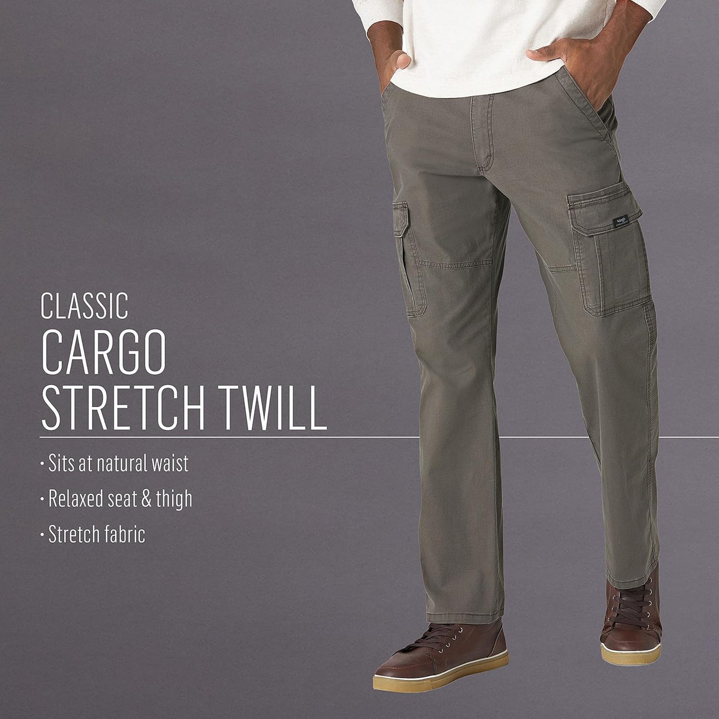 Men'S Relaxed Fit Stretch Cargo Pant